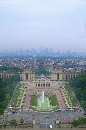Champ de Mars from Eiffel Tower